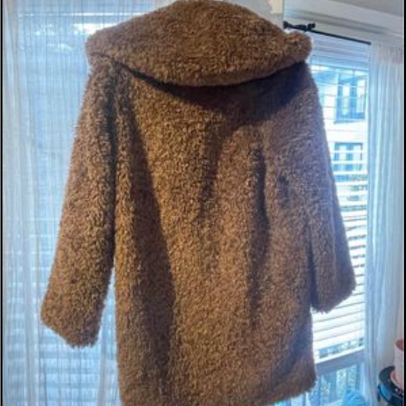 Abercrombie & Fitch brown teddy coat - Picture 3 of 4